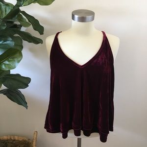 Tobi Velvet Tank Top